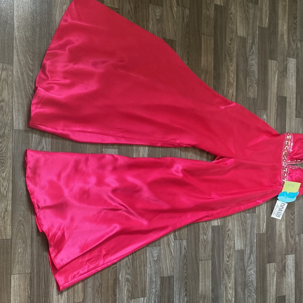 MORI LEE PAPARAZZI JUMPSUIT HIDDEN PANTS THAT LOOK LIKE A GOWN - Picture 11 of 11